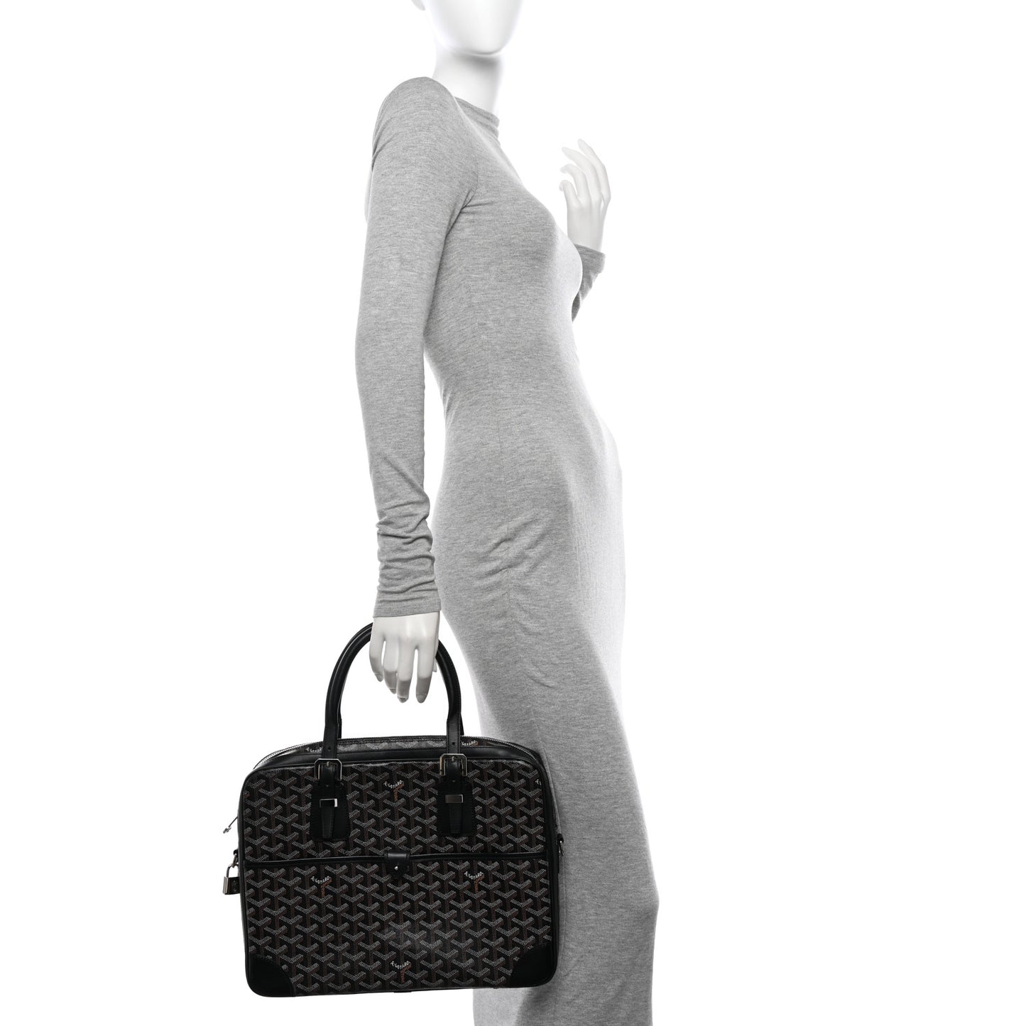 Goyardine Ambassade PM Briefcase Black