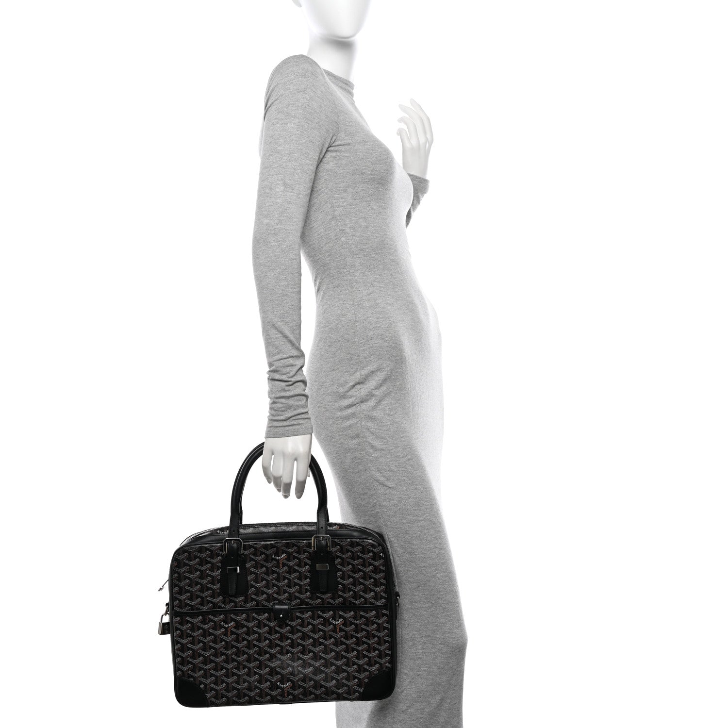 Goyard Goyardine Ambassade PM Briefcase Black 2 of 13