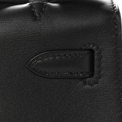 Hermes Swift Kelly Pochette Clutch Black 11 of 29