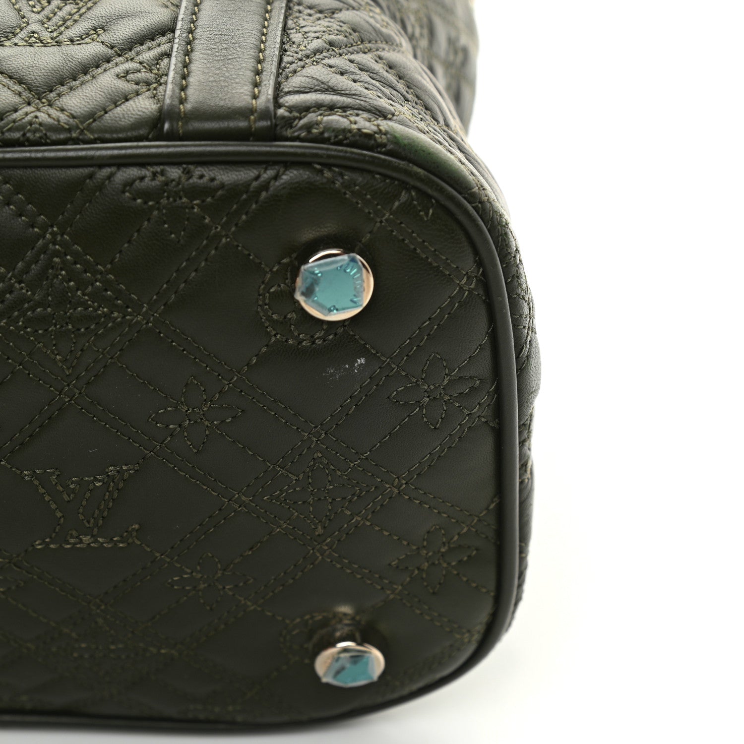 Louis Vuitton Monogram Lambskin Antheia Ixia PM Vert Bronze 11 of 12