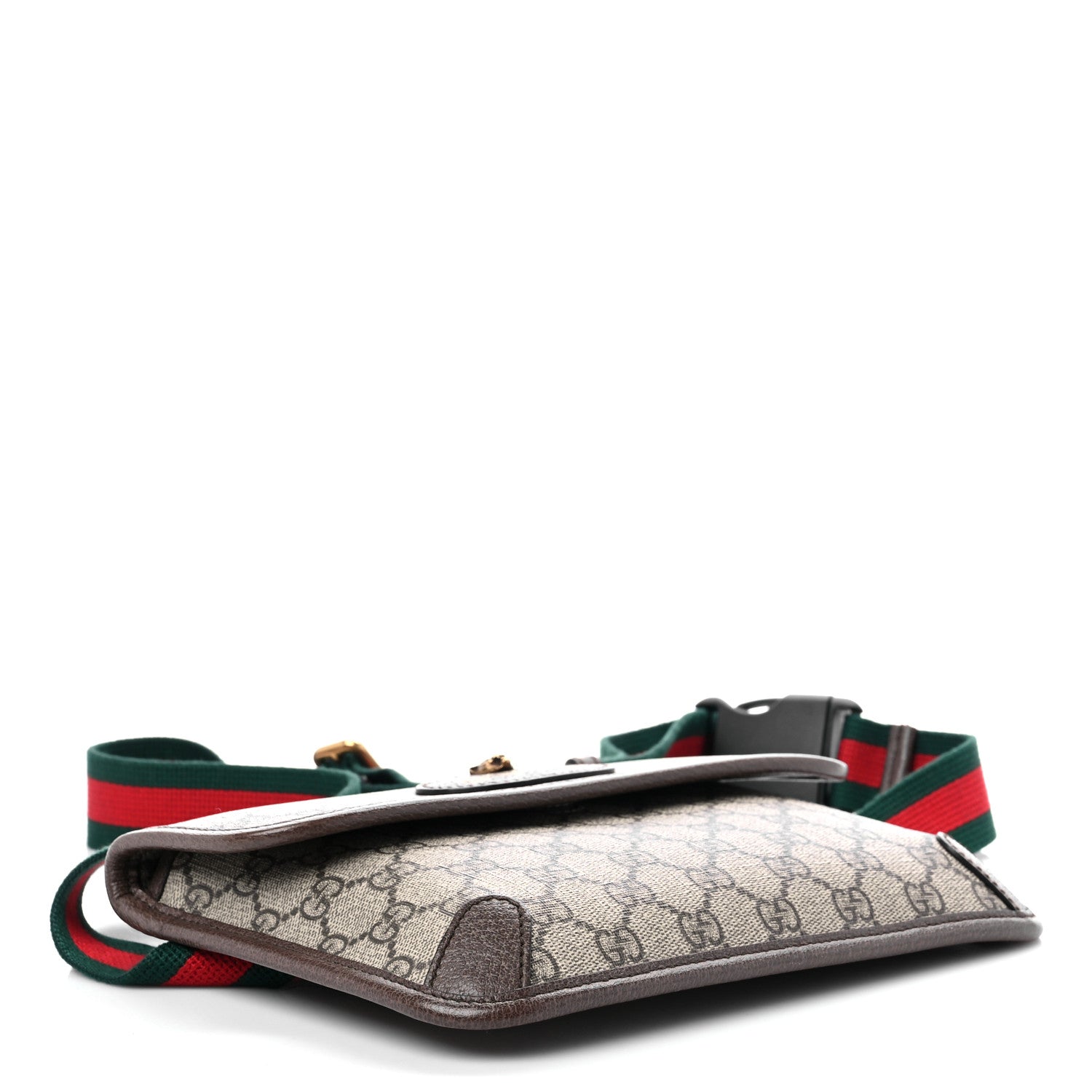Gucci GG Supreme Monogram Neo Vintage Web Belt Bag Brown 4 of 10