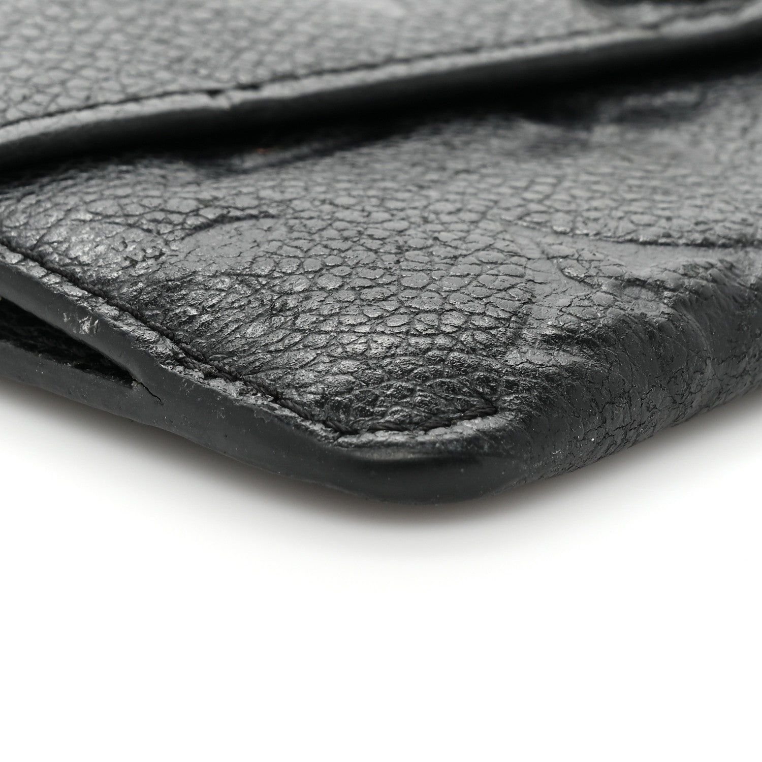 Louis Vuitton LOUIS VUITTON Empreinte Key Pouch Black 8 of 12
