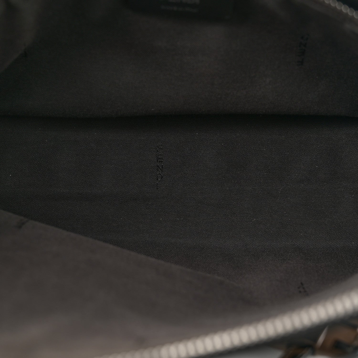Fendi Vitello Dolce Bi-Color FF 1974 Embossed Medium By The Way Boston Bag Black Maya 5 of 11