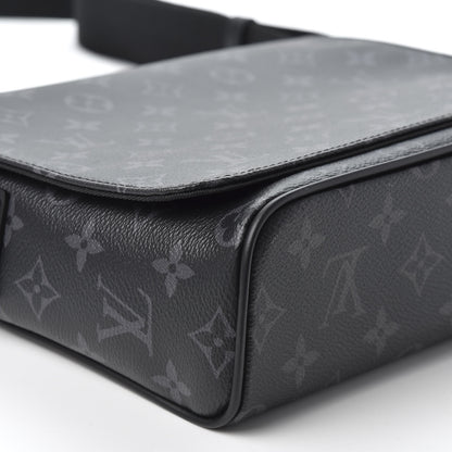 Louis Vuitton Monogram Eclipse District PM Black 5 of 9