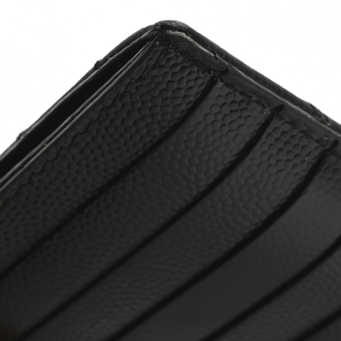 Monogram Grain de Poudre 5 Fragments Zip Pouch Card Holder Black