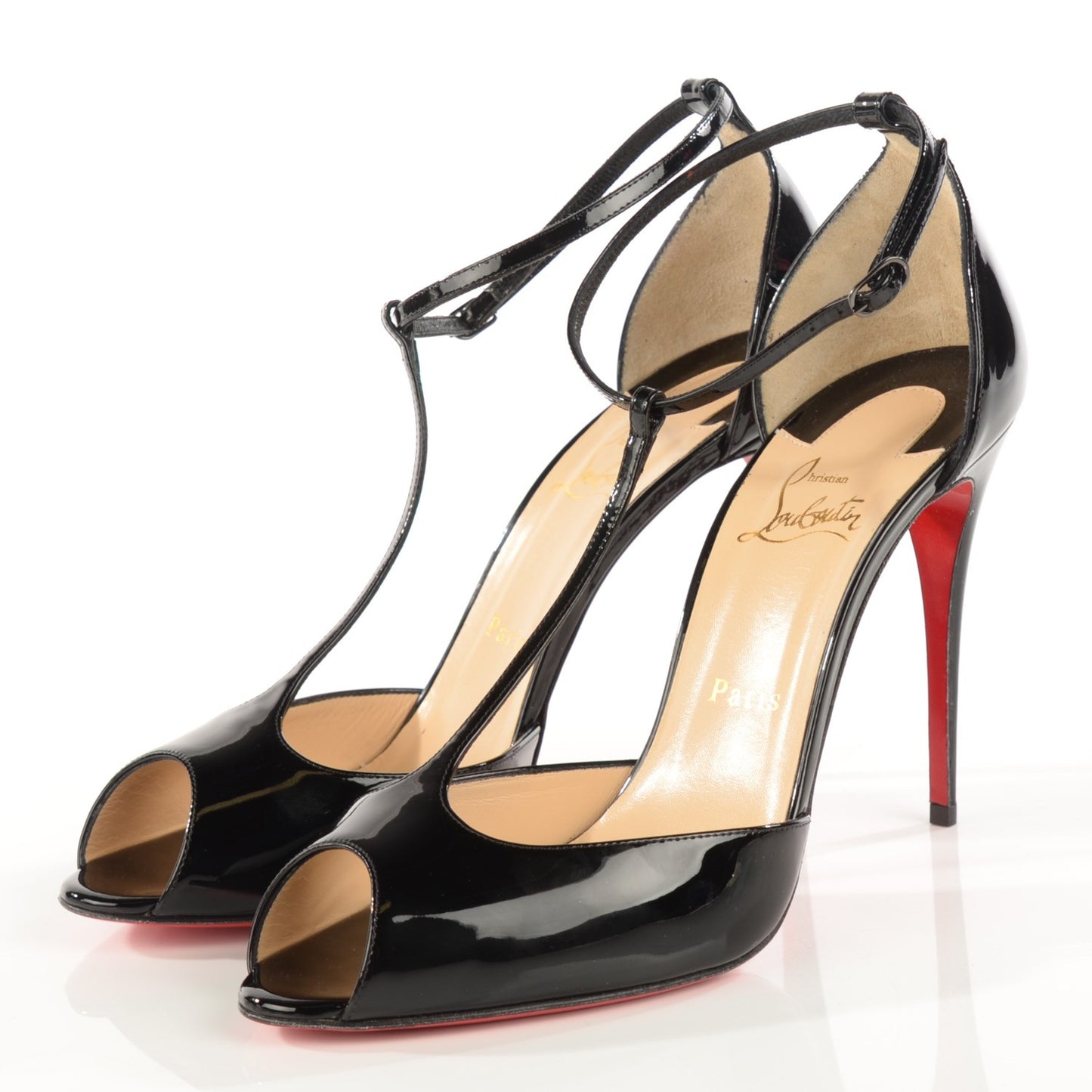 Patent Senora 100 Sandals 40.5 Black