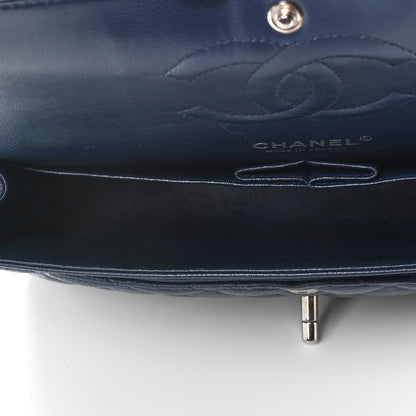 Chanel Caviar Quilted Medium Double Flap Navy 5 of 10