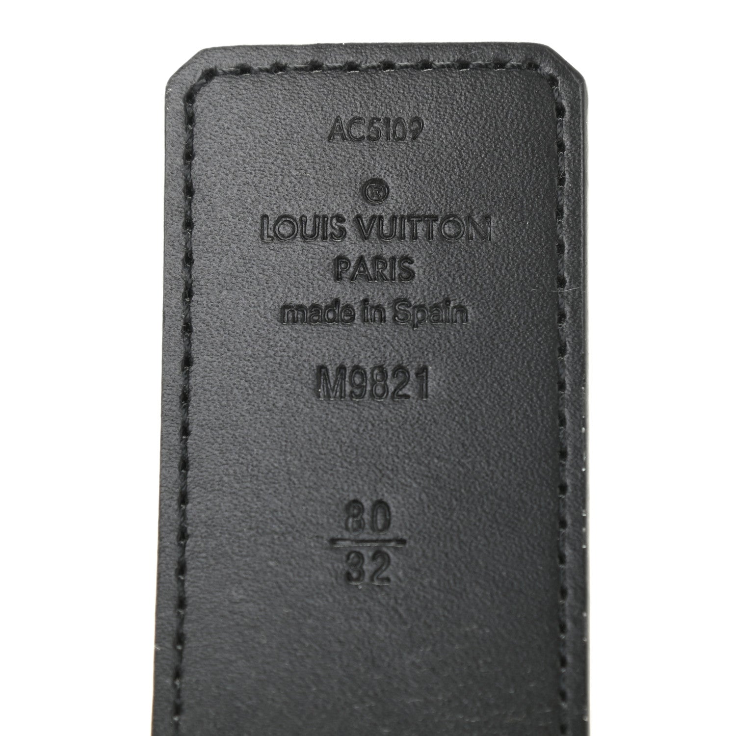Louis Vuitton Monogram 40mm LV Initiales Reversible Belt 80 32 Black 3 of 6