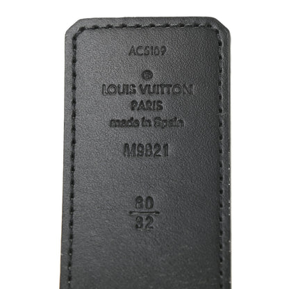 Louis Vuitton Monogram 40mm LV Initiales Reversible Belt 80 32 Black 3 of 6