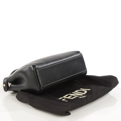 Fendi Nappa Micro Peekaboo Iconic Satchel Black 4 of 8