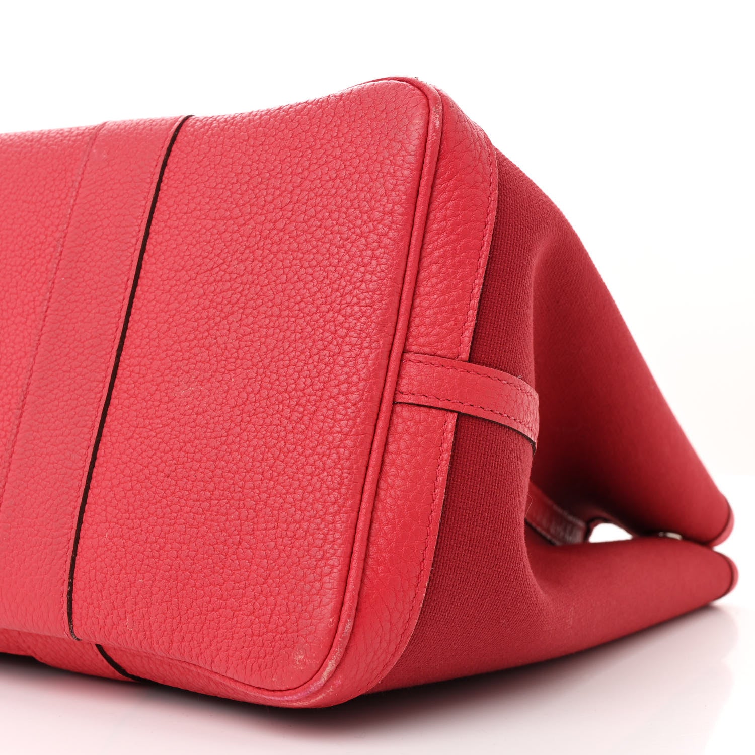 Hermes Toile Militaire Negonda Garden Party 30 TPM Rouge Grenat Bougainvillea 10 of 12