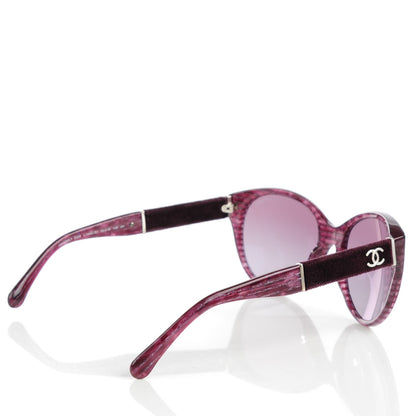 Chanel Acetate Velvet CC Sunglasses 5259 Violet 2 of 6