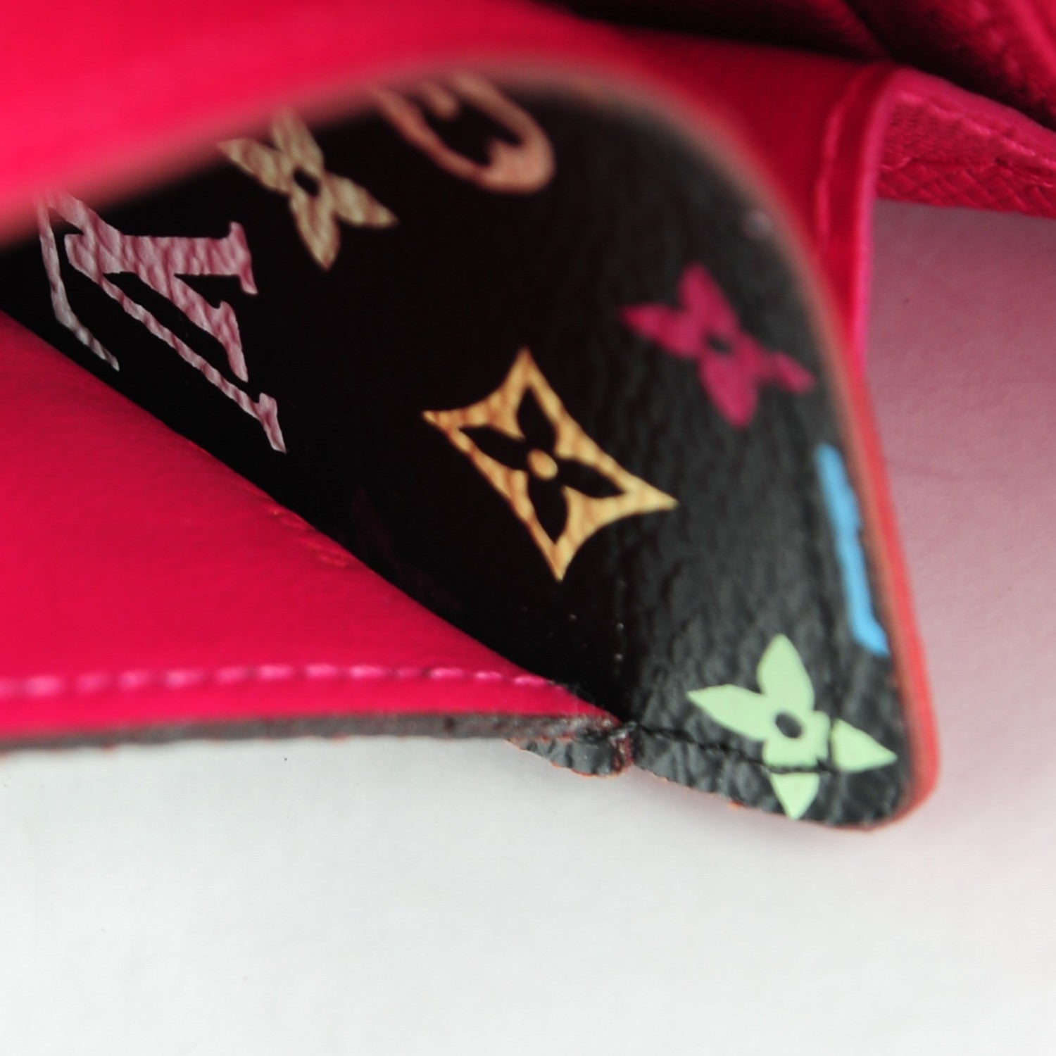 Louis Vuitton Monogram Multicolor Sarah Wallet NM Black Grenade 7 of 9