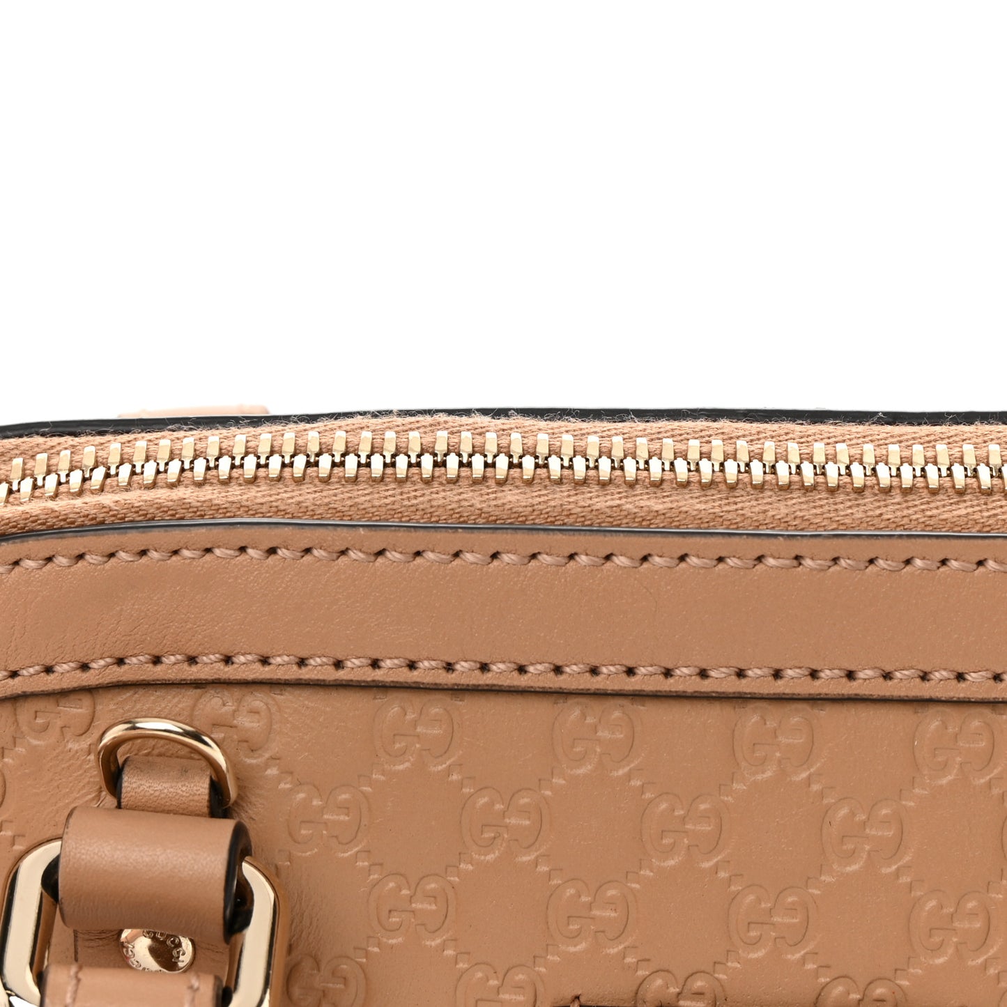 Soft Microguccissima Mini Dome Bag Camelia