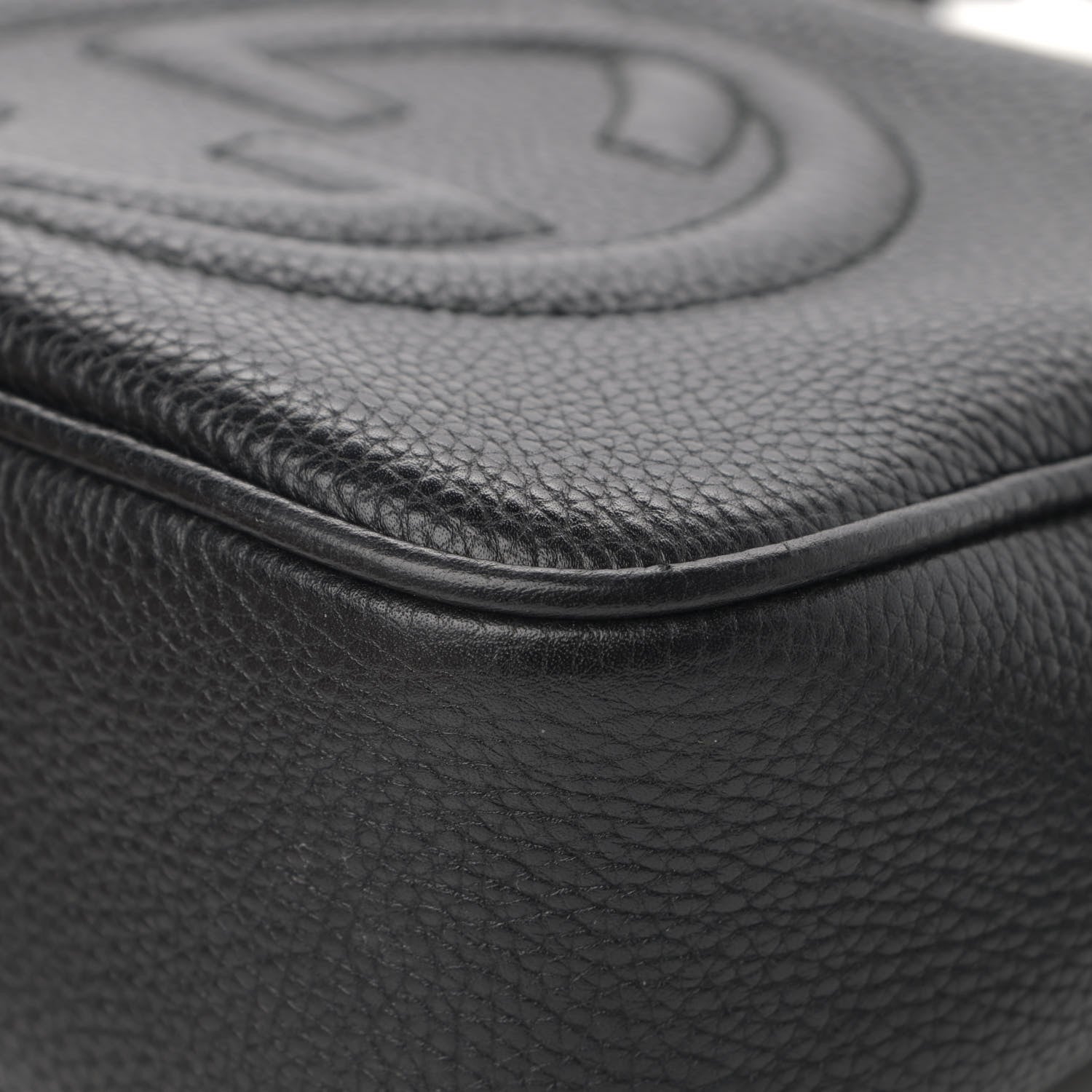 Gucci Pebbled Calfskin Small Soho Disco Bag Black 10 of 16