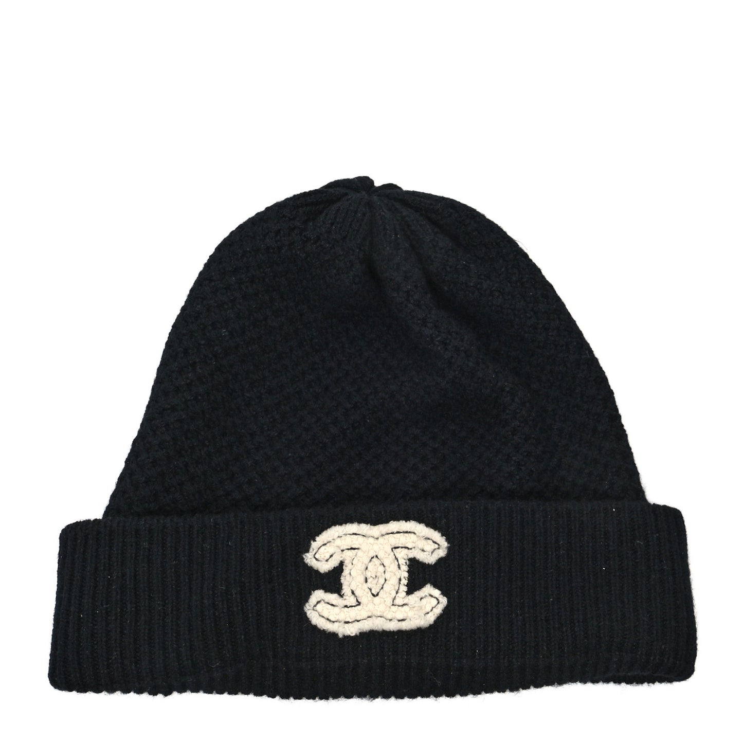 Cashmere CC Logo Beanie Hat Black
