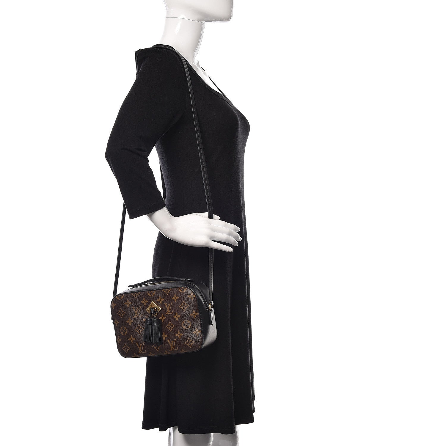 Louis Vuitton Monogram Saintonge Black 2 of 10