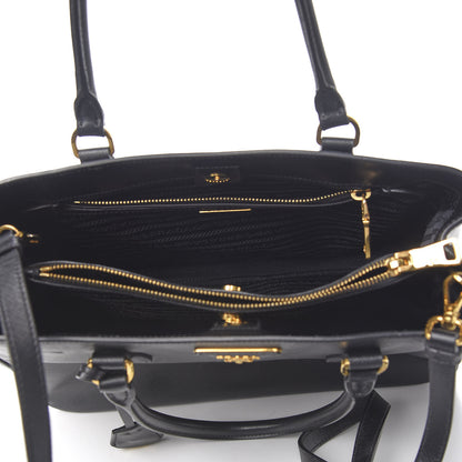 Prada Saffiano Lux Medium Tote Black 5 of 10