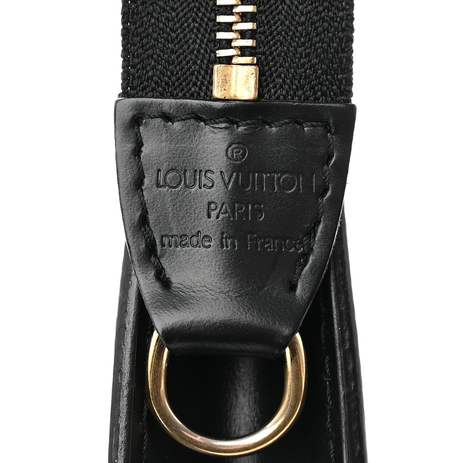 Louis Vuitton Epi Pochette Accessories 24 Black 6 of 7