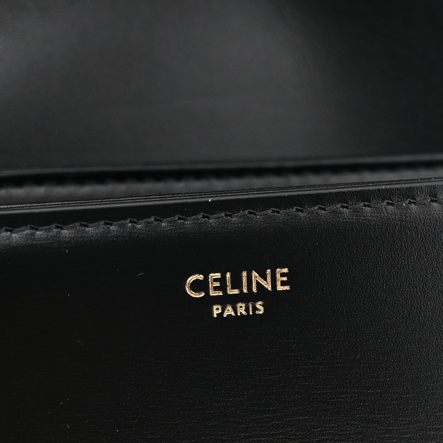 Shiny Calfskin Teen Triomphe Black