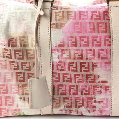Fendi Patent Zucchino Vitello Floral Forever Boston White Multicolor Crema 9 of 9
