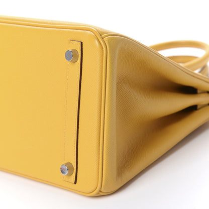 Hermes Epsom Birkin 30 Soleil 8 of 37