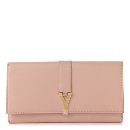 Saint Laurent Calfskin Classic Y Ligne Wallet Blush 1 of 9