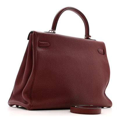 Hermes Togo Kelly Retourne 35 Rouge H 3 of 15
