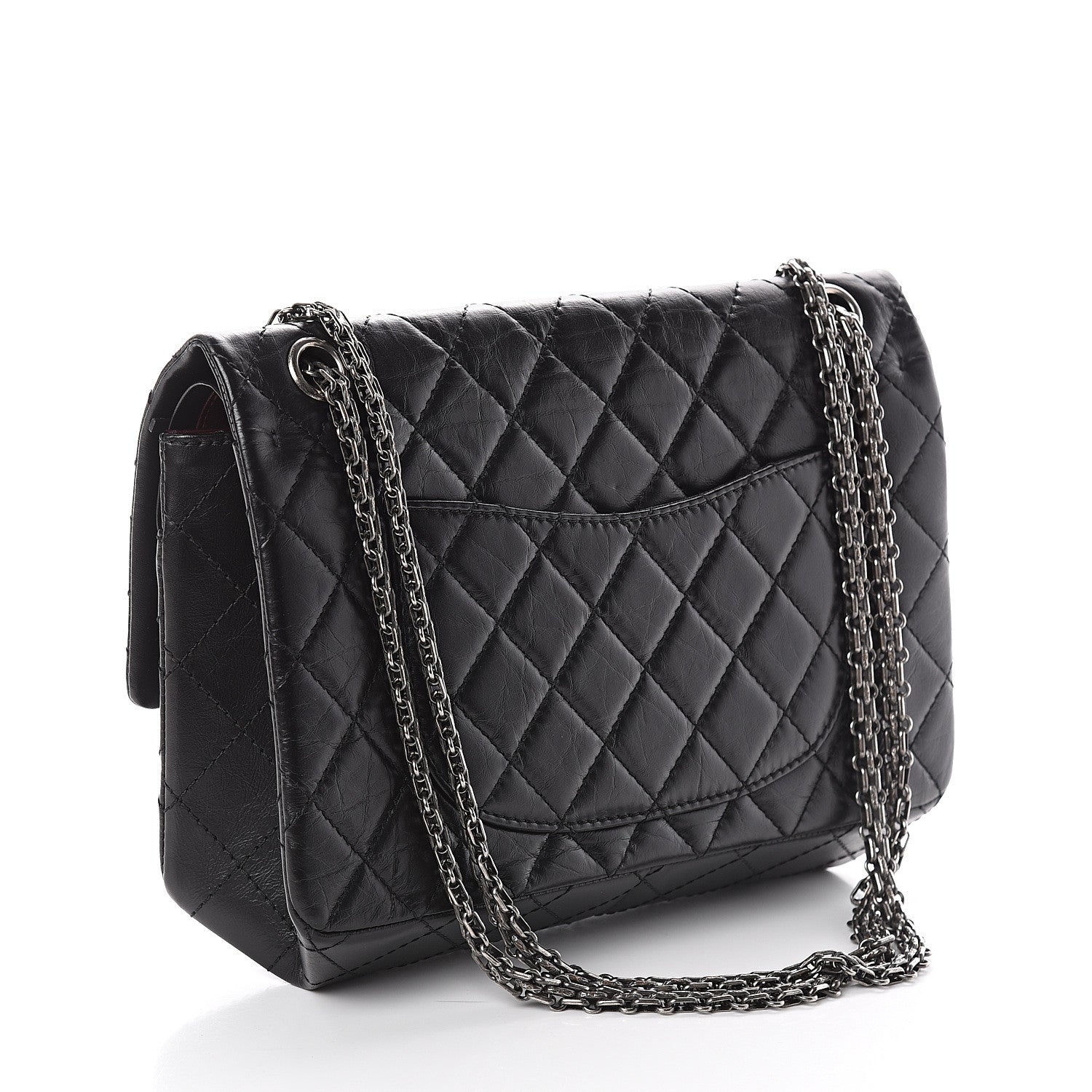 Chanel Aged Calfskin Quilted 2.55 Reissue 226 Flap Black 2 of 8