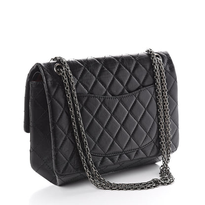 Chanel Aged Calfskin Quilted 2.55 Reissue 226 Flap Black 2 of 8