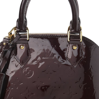 Louis Vuitton Vernis Alma BB Amarante 9 of 15