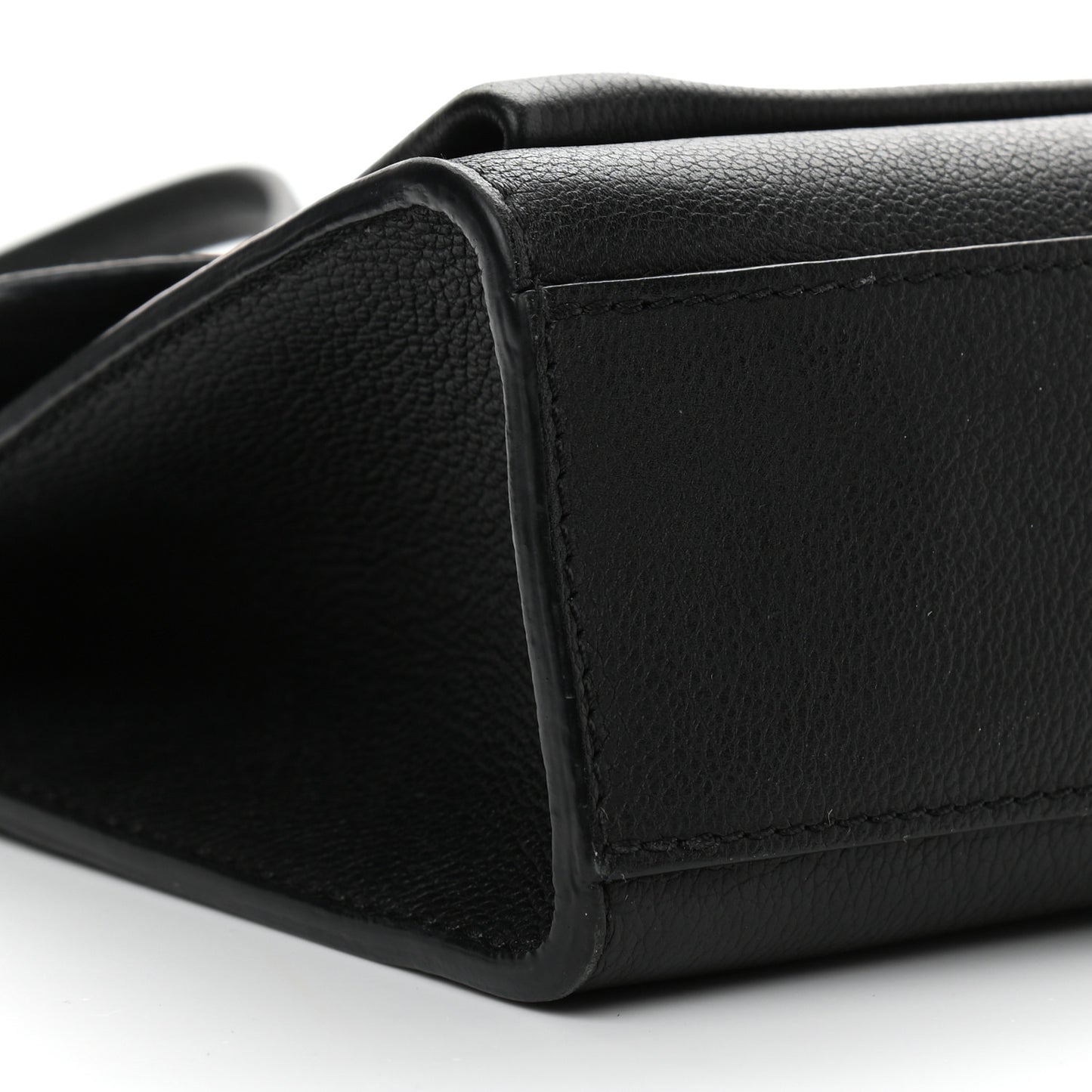 Soft Calfskin Mylockme Chain Bag BB Black