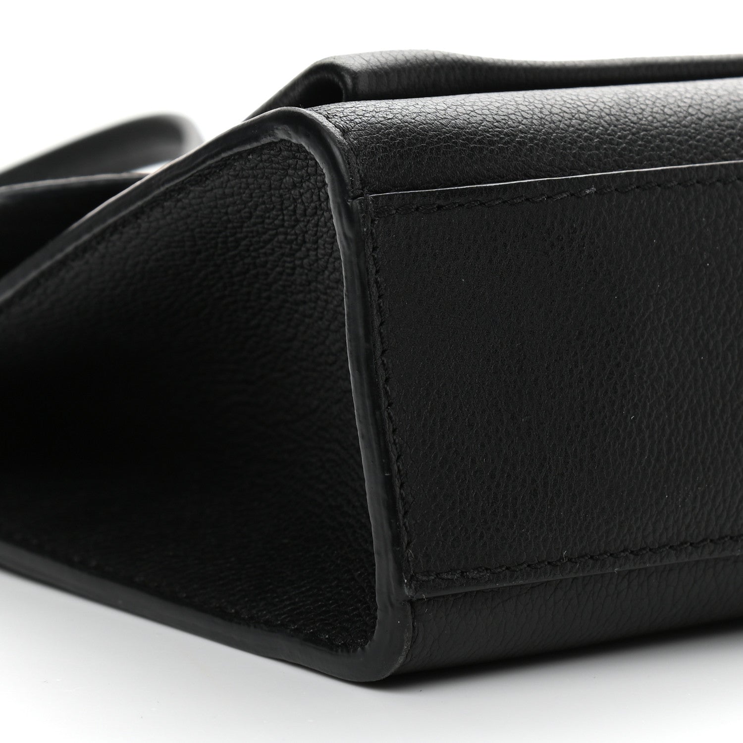 Louis Vuitton Soft Calfskin Mylockme Chain Bag BB Black 8 of 13