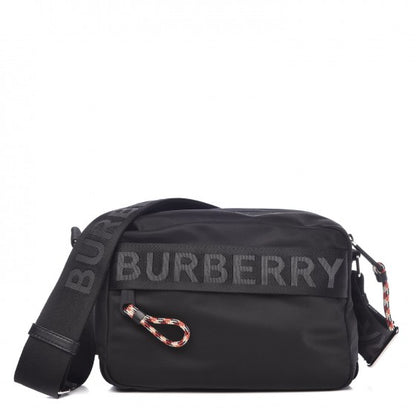 Burberry Nylon Logo Detail Crossbody Bag Black 1 of 8