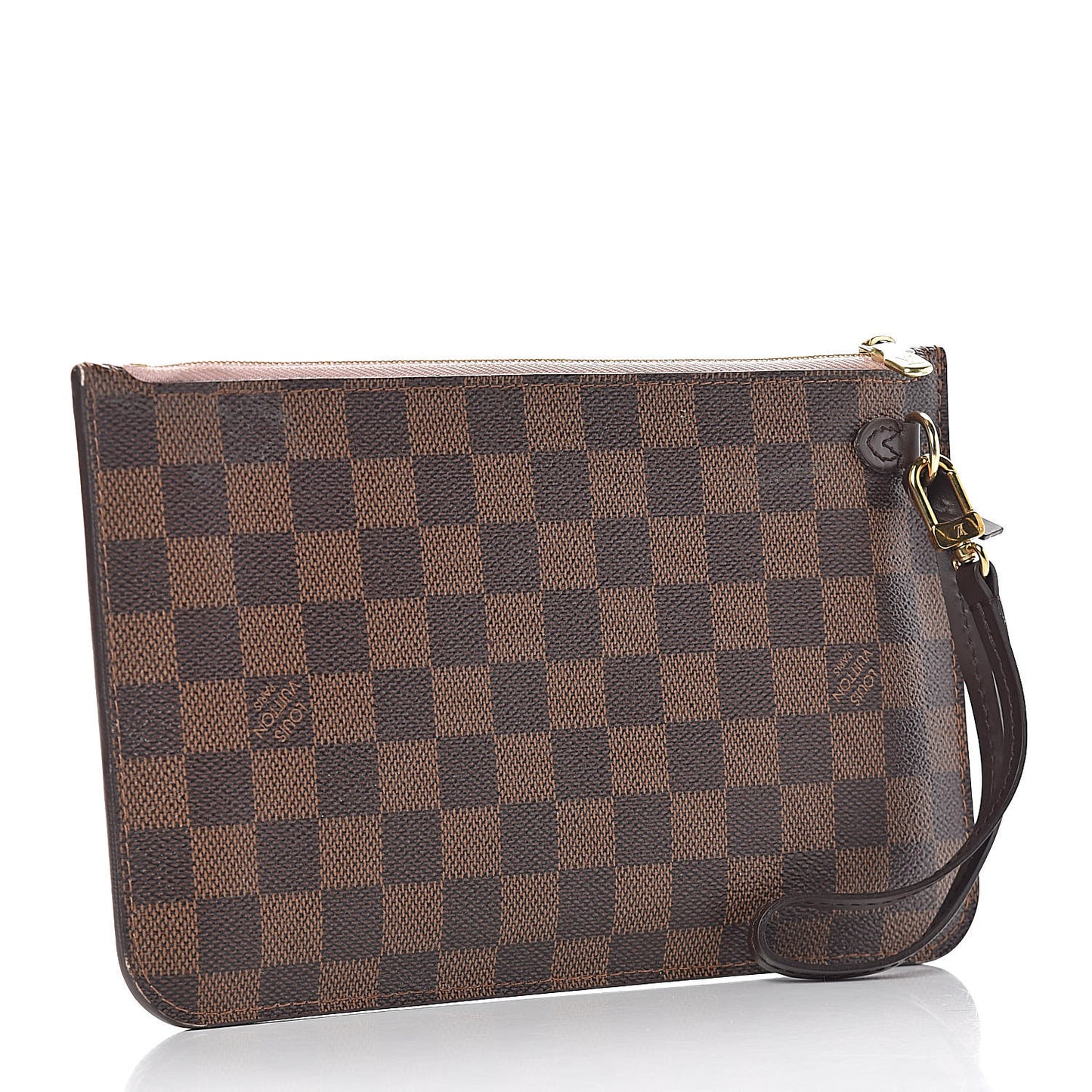 Damier Ebene Neverfull MM GM Pochette Rose Ballerine