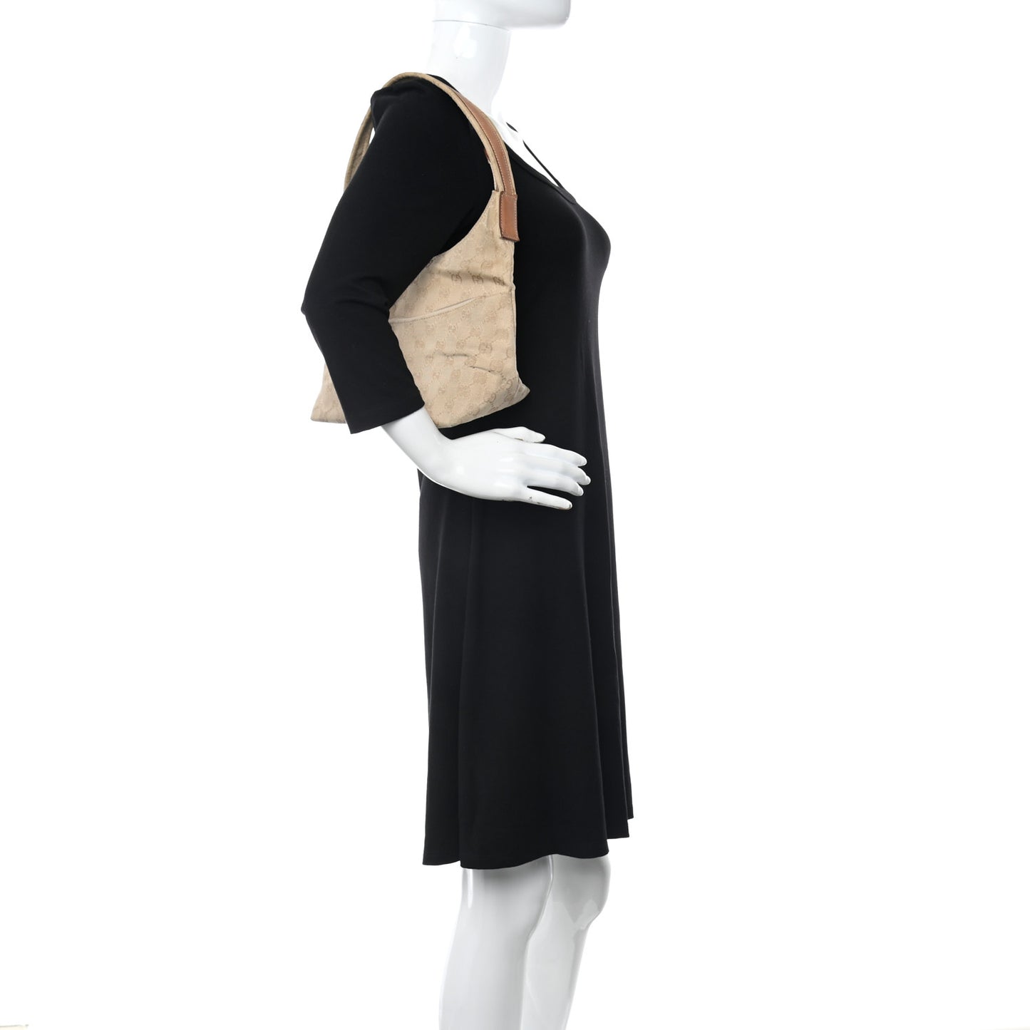 Monogram Small Hobo Beige