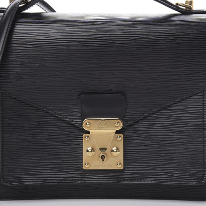 Louis Vuitton Epi Monceau Black 8 of 11