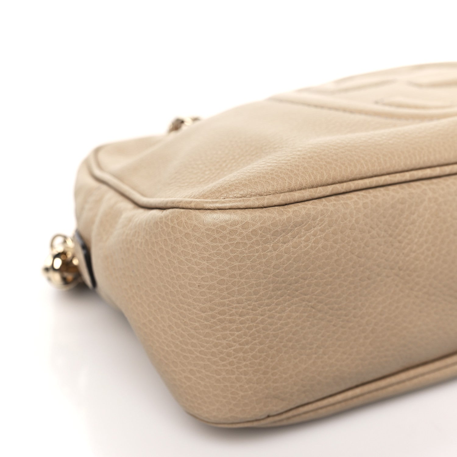 Gucci Pebbled Calfskin Small Soho Bowler Camelia 8 of 9