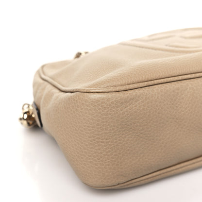 Gucci Pebbled Calfskin Small Soho Bowler Camelia 8 of 9