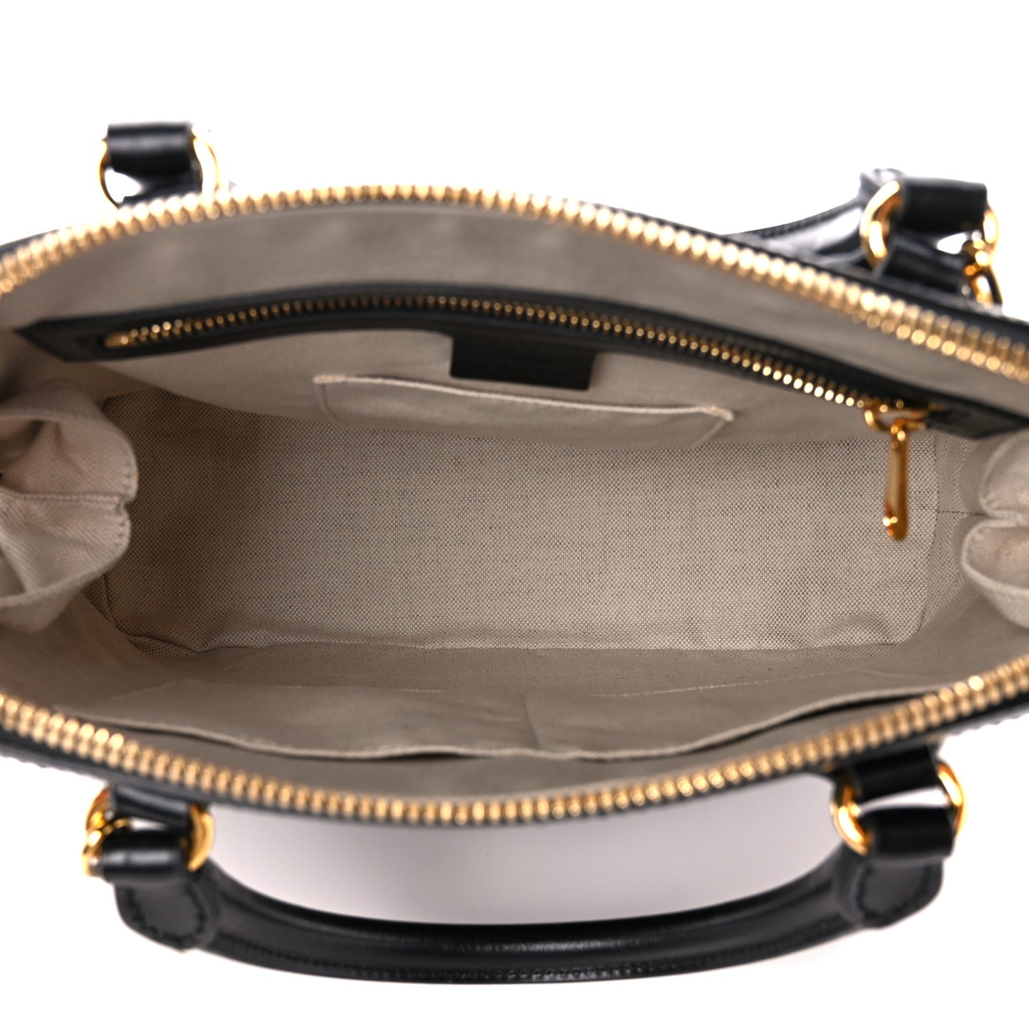 Boarded Plutone Calfskin Horsebit 1955 Top Handle Bag Black