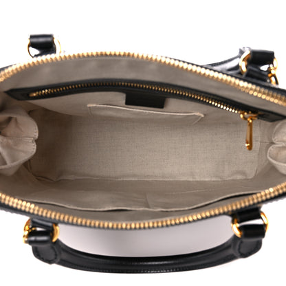 Gucci Boarded Plutone Calfskin Horsebit 1955 Top Handle Bag Black 5 of 11