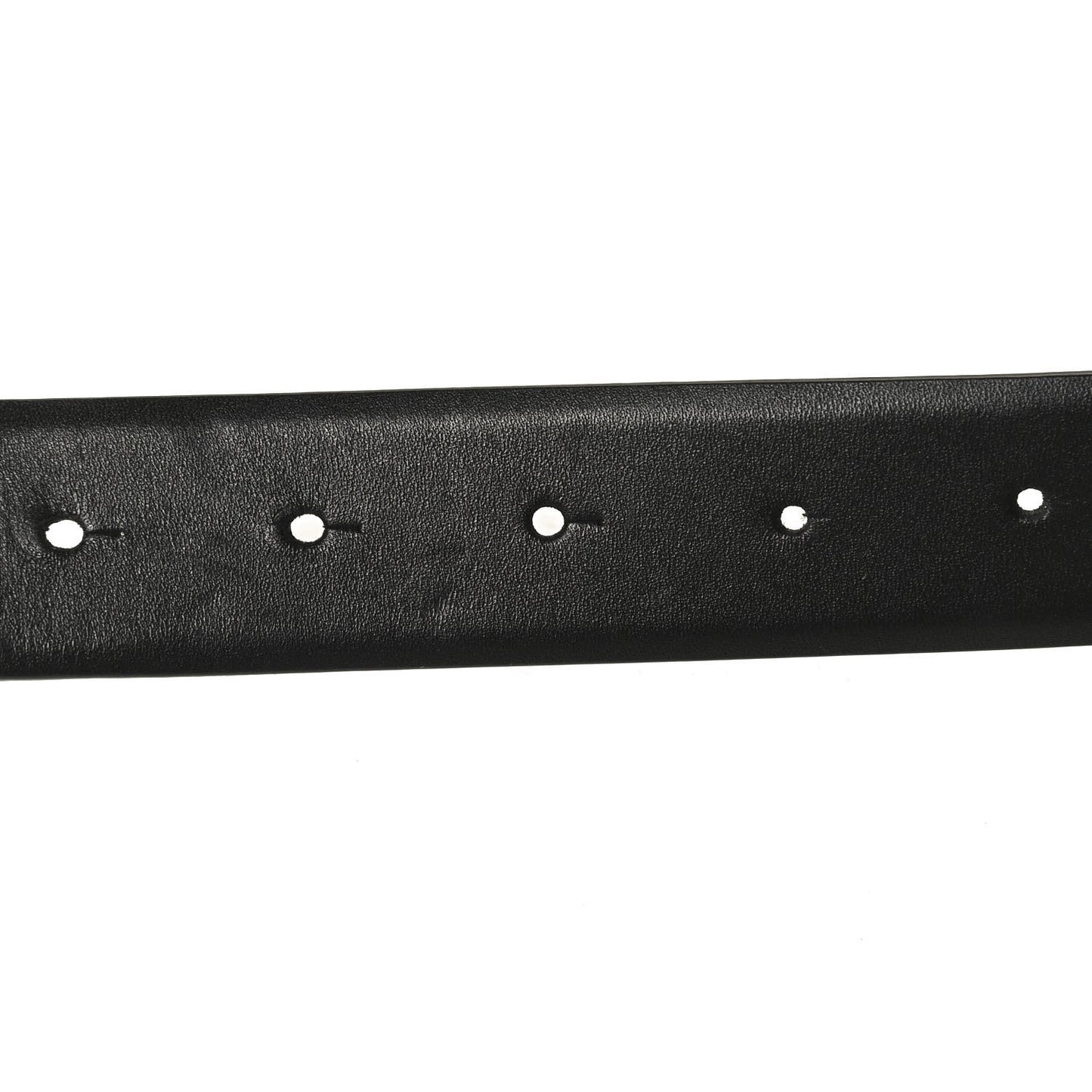 Calfskin Crystal Pearls Coronation CC Belt 95 38 Black