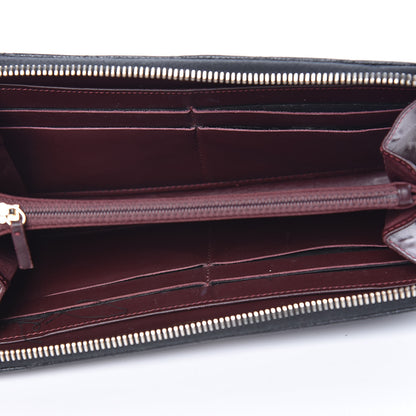 Chanel Caviar Quilted Large Zip Around Wallet Black 5 of 14