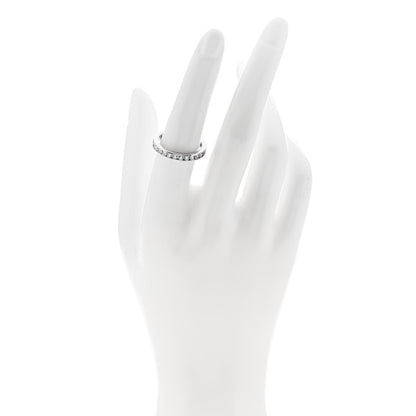 Tiffany Platinum Diamond Full Circle Wedding Band Ring 54 7 2 of 4