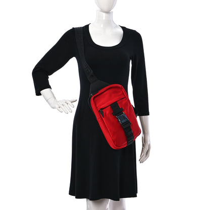Versace Nylon Sling Bag Red 2 of 18