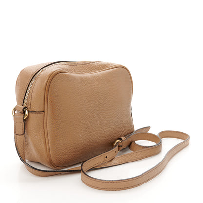 Gucci Pebbled Calfskin Small Soho Disco Bag Camelia 3 of 14