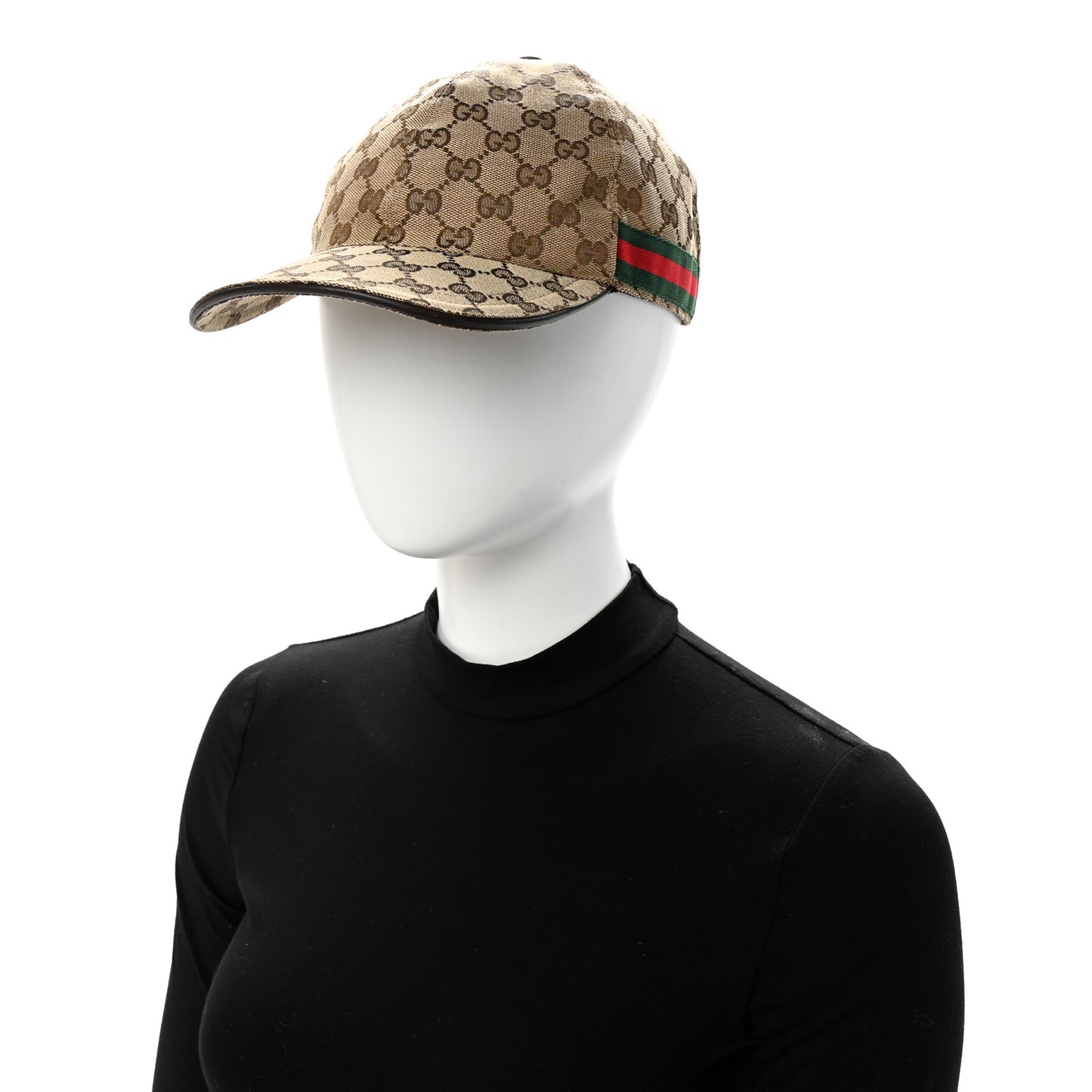 Monogram Web Baseball Hat XL Beige Cocoa