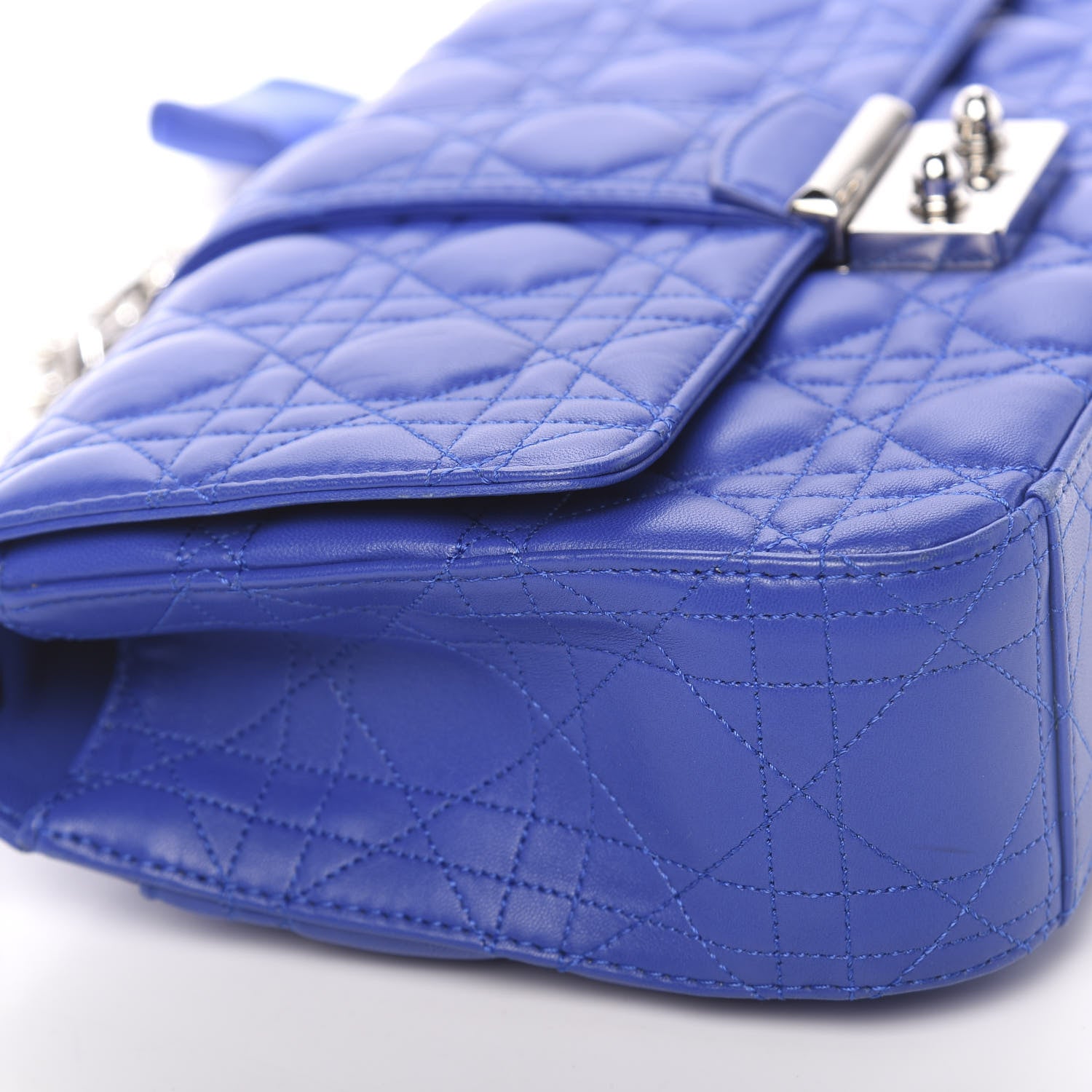 Christian Dior Lambskin Cannage Medium Miss Dior Flap Blue 13 of 13