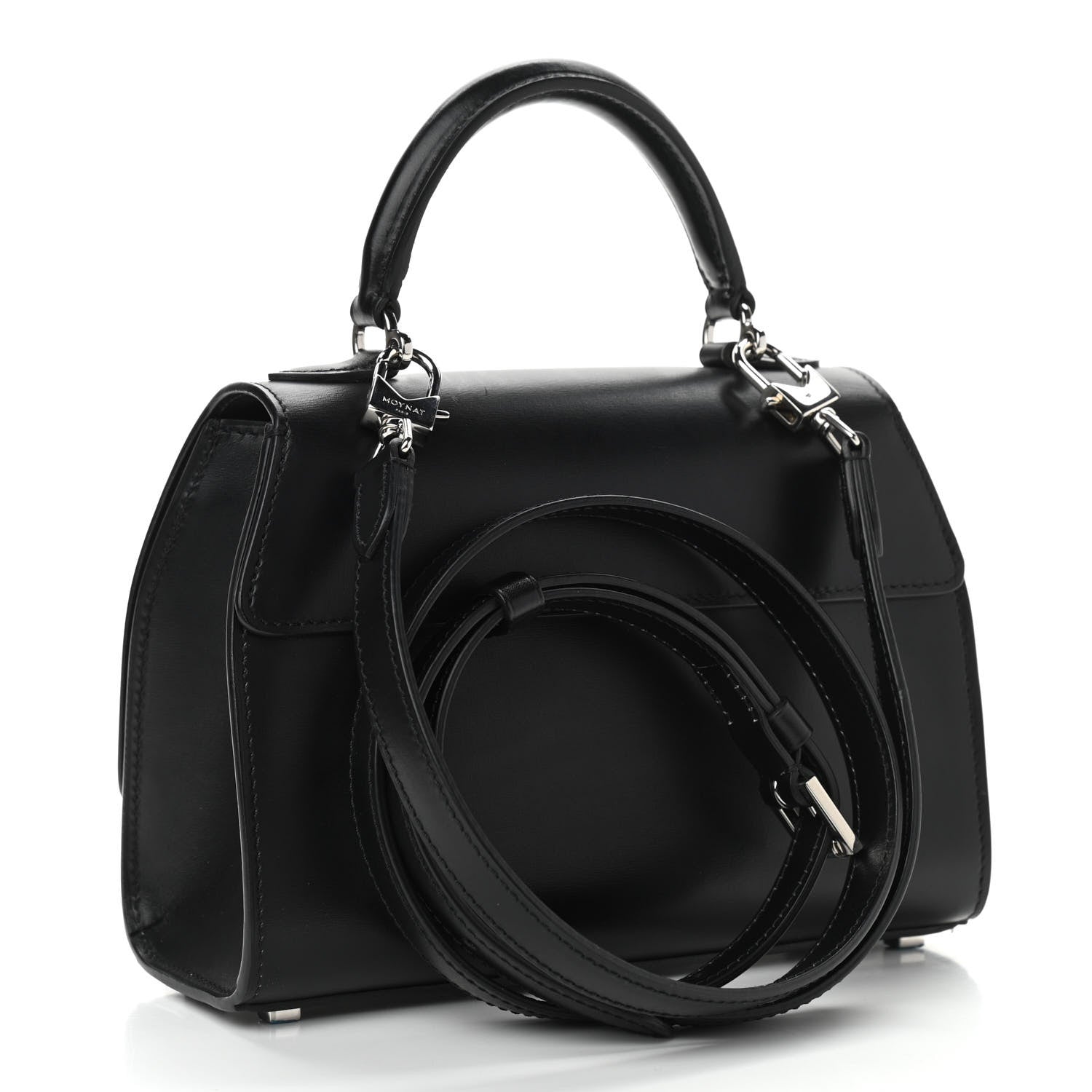 Moynat Box Calfskin Rejane BB Black 3 of 9
