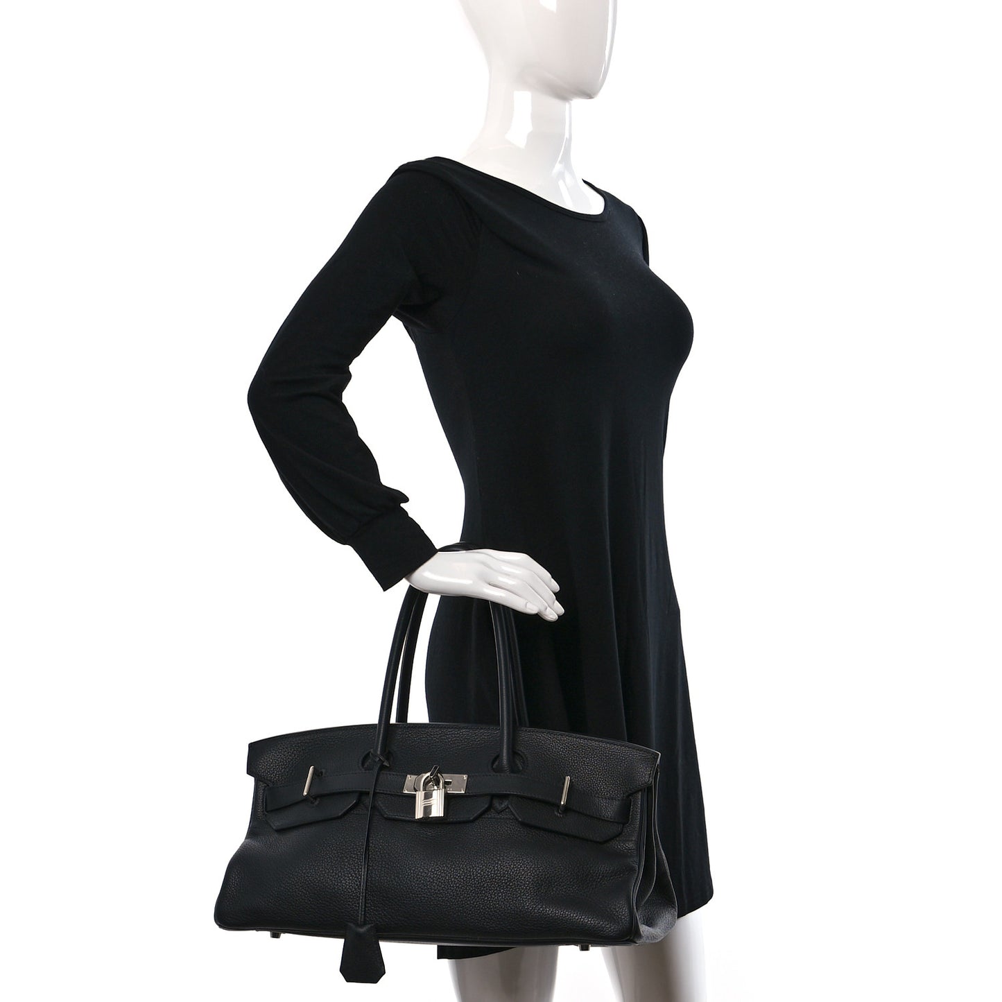 Taurillon Clemence JPG Birkin 42 Black